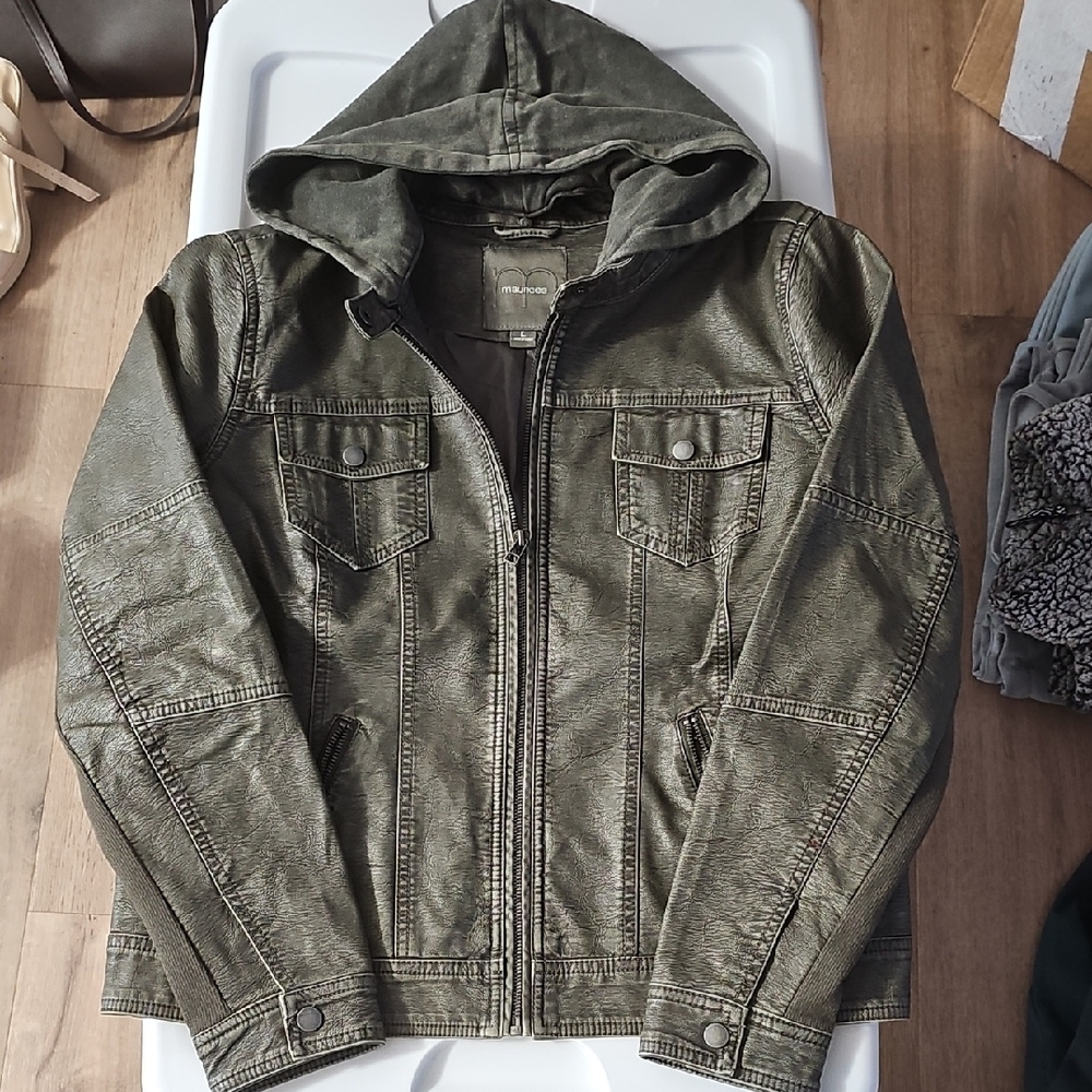Maurices Charcoal Hooded Jacket